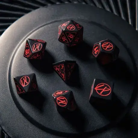 Q-Workshop SCPU06 plastic game dice set Photo 6