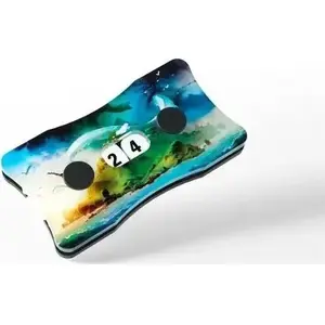 Life Counters Double Dials - Island, Gamegenic compact twin life tracker dials