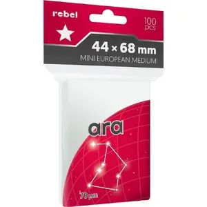 Card Sleeves Rebel Medium premium for board game cards 44 x 68 mm