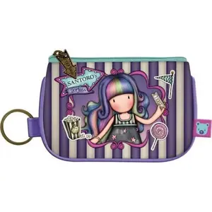 Coin purse keyring Santoro Gorjuss Fairground — zip closure, small accessory