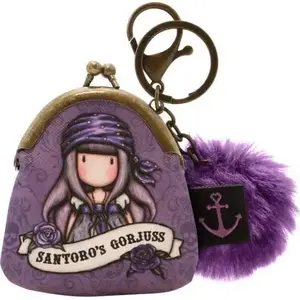 Wallet and Keychain Set Santoro London Gorjuss Pirates - Sea Nixie (design 919GJ07)