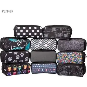 Three-chamber pencil case TEKA Piórnik MIX model 567955