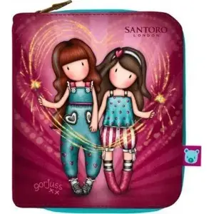 Wallet Santoro Gorjuss Fairground Fireworks — folding design, compact women's accessory