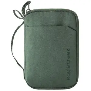 Passport Wallet Eagle Creek Stash RFID — Green, compact travel organizer with RFID protection