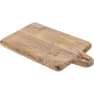 Wooden cutting board with handle Excellent Houseware Retro 33×20 cm