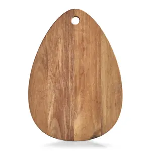 Kitchen cutting board ZELLER 25519 — square wooden board 290×400×20 mm