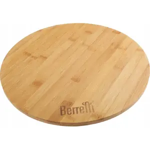 Griešanas dēlis Berretti BERRETTI DESKA BAMBUSOWA OBROTOWA FI35x2 BR-7559, bambuss, rotējošs, Ø35×2 cm