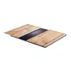 ZELLER 26277 kitchen cutting board set — glass/silicone Photo 2