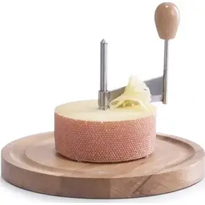 Cutting Board with Knife ZELLER model 25586 — wooden cutting board with integrated knife