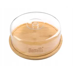 Household bamboo cutting board with juice groove 28 x 9 cm BR-7528