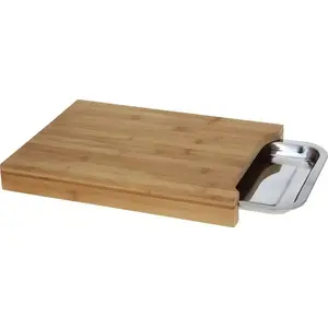 Cutting Board Excellent Houseware with Crumb Tray 35 x 25 cm