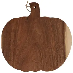 Koka servēšanas dēlis ķirbja formā ALPINA 30×29 cm