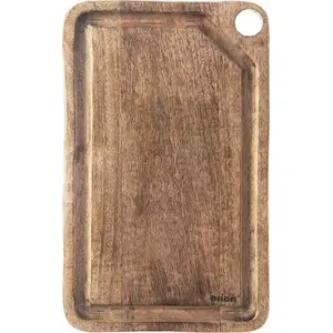 Wooden Cutting Board ORION 39.5 x 23 cm Rectangular Large Solid