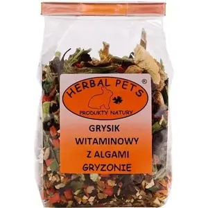 Vitamīnu maisījums ar aļģēm grauzējiem Herbal Pets GRYSIK WITAMINOWY Z ALGAMI