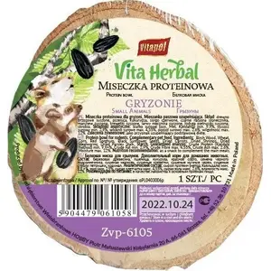 Миска для грызунов Vitapol Miseczka proteinowa dla gryzoni, 1 шт.