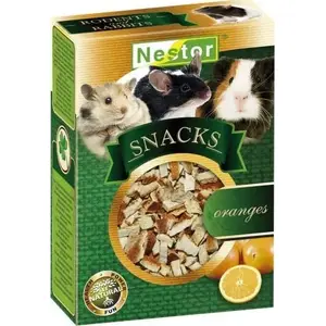 Treats for rodents and rabbits Nestor — orange flavor, 30 g