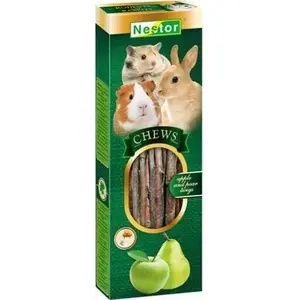 Nestor chew sticks for rodents Apple and Pear branches pack of 10