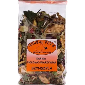 Herbal Pets KARMA ZIOŁA-OWOCE SZYNSZYL — Herbal Pets barība šinšilām ar zālēm un augļiem (mpn 664425)