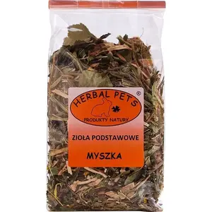 Herbal Pets zāļu maisījums žurkām/peļķēm 100 g ZIOŁA PODSTAWOWE MYSZKA