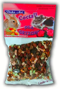 Dako-Art COCTAIL GRYZOŃ OWOC-RÓŻA — pet treat mix (Dako-Art, MPN 24987)