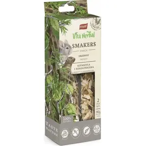 Деревянные жевательные блоки vitapol Vita Herbal Smakers для шиншилл и дегу, 90 г, 5 шт.