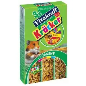 Жевательные палочки для хомяков Vitakraft KRACKER CHOMIK 3 шт TRIO-MIX