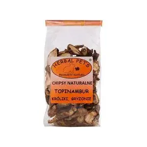 Herbal Pets CHIPSY TOPINAMBUR 75 г — лакомство для животных, чипсы из топинамбура, 75 г