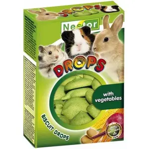 Nestor DROPSY GRYZOŃ WARZYWNE — Nestor 02176 kārumi grauzējiem ar dārzeņu un augļu garšu