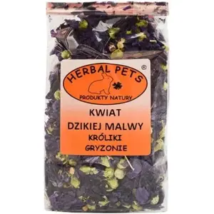 Herbal Pets пищевая добавка — KWIAT DZIKIEJ MALWY (цветок дикого мальвa) для животных, 013473