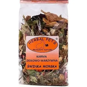 Herbal Pets KARMA ZIOŁA-WARZYWA ŚWINKA — Herbal Pets barība ar garšaugiem un dārzeņiem maziem grauzējiem