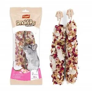 Лакомство для шиншилл vitapol Smakers кокосово-розовое, 90 г (6 шт./дисплей)