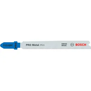 Полотно для сабельной пилы Bosch Т-тип T121GFC для тонкого металла 92 мм, упаковка 5 шт.