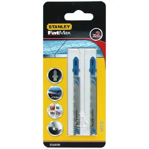 Полотна для лобзика STANLEY FATMAX, тип T, для металла, набор 2 шт.