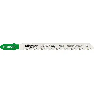 Reciprocating Saw Blade KLINGSPOR JS 601 WQ 100×8×1.45 mm, 5 pcs