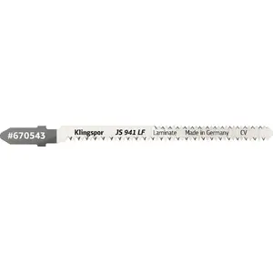 Jigsaw Blades KLINGSPOR JS 941 LF 100 x 5 x 1.45 mm 5 pcs