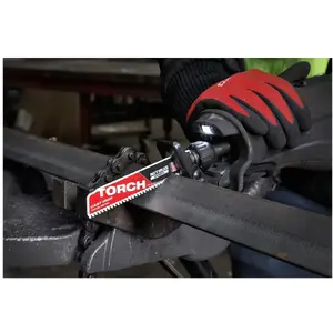 Apaļš zāģa zobs / MILWAUKEE TCT Torch Nitrus 150 mm, 10 zobu, griešanai