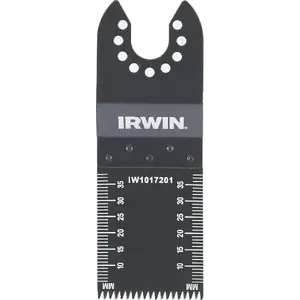 Oscillating Multi-Tool Saw Blade Irwin 32 mm — straight plunge cut blade for multifunctional oscillating grinders