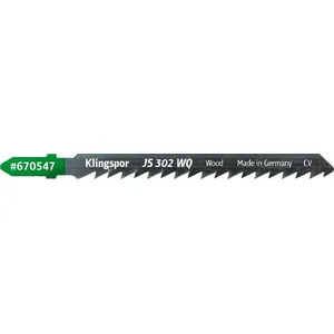 Sūkļa zāģa asmeņi KLINGSPOR JS 302 WQ 100 x 8 x 1,25 mm, komplekts 5 gab.