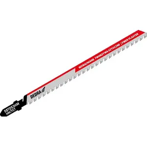 Jigsaw Blades Dedra 132/106 mm, fiberglass, HM/TCT, T-shank, 2 pcs