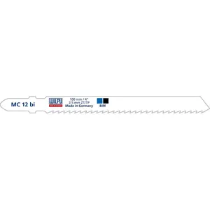 WILPU metal and aluminium paint scrapers, replacement blades MC 12 bi, pack of 5