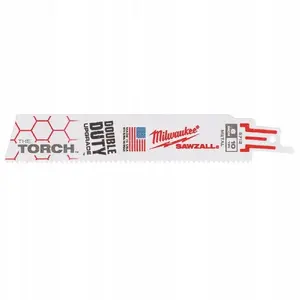 Zāģa asmens MILWAUKEE TORCH BiMetal 150 mm, 10 TPI, 5 gab.