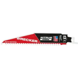 Ripzāģa ripa TCT Milwaukee Wrecker Nitrus 150 mm, 6 zobu, karbīda, komplekts 5 gab.