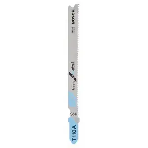 Пилки для лобзика Bosch T 118 A, 100 шт (B 2608631964) — для древесины и мягких материалов