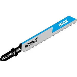 Jigsaw Blades Dedra 82/57 mm, stainless steel, Bi-Metal (BIM), T-shank, 2 pcs