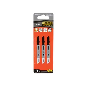 Jigsaw Blades MODECO T-shank 100 x 3 mm for Curved Cuts in Steel MN-65-185