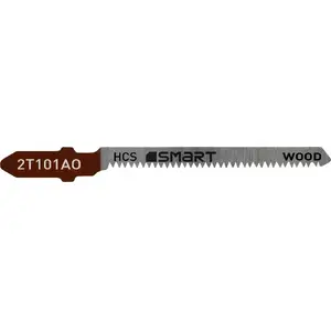 Jigsaw blade set Smart 18 TPI for clean wood cutting, 5 pieces