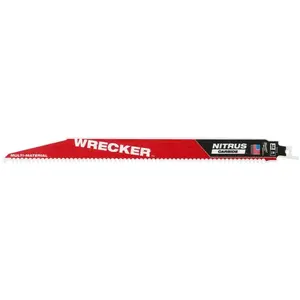 Zāģa asmens TCT Milwaukee Wrecker Nitrous ar karbīda zobiem 300 mm, 6 zobu — kokam un metālam