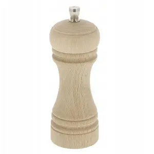 Pepper Mill de Buyer JAVA 14 cm, natural wood, manual pepper grinder