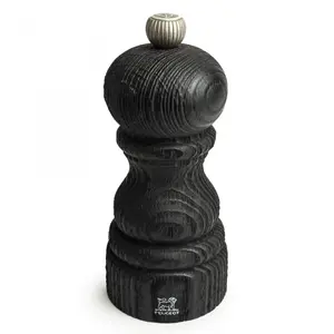 Sāls dzirnaviņas PEUGEOT Paris Nature Black — sāls/pepper dzirnaviņas, augstums 12 cm