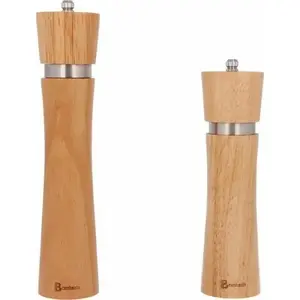 Brunbeste pepper and salt mills set model 2791 — manual spice grinders, ceramic mechanism